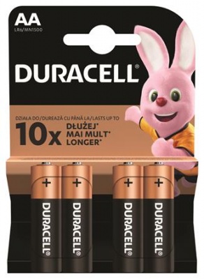 Batéria, tužkové AA, 4ks, DURACELL "Basic"