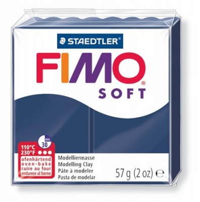 Modelovacia hmota, 57 g, polymérová, FIMO "Soft", windsorská modrá