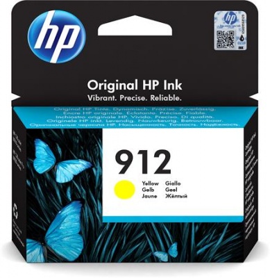 3YL79AE náplň do Officejet 8023 All-in-One tlačiarní, HP 912, žltá, 315 strán