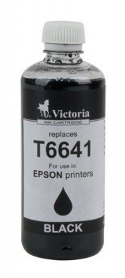 T6641 náplň do tlačiarní L100, 200mfp, VICTORIA TECHNOLOGY, čierna, 100ml