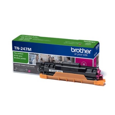 TN247M Laserový  toner k tlačiarňam  HL-L3210, HL-L3270, DCP-L3510, MFC-L3730, BROTHER, magenta, 2,3k