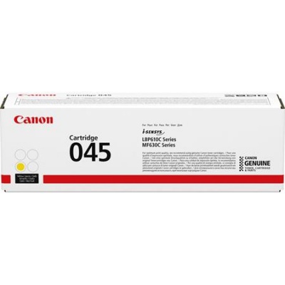 CRG-045 laserový toner i-SENSYS k tlačiarňam LBP613Cdw, LBP611Cn MF635Cx, MF633Cdw, MF631Cn, CANON, žltá, 1,3k