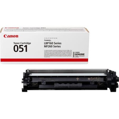 CRG-051 laserový toner i-SENSYS k tlačiarňam LBP162dw, MF269dw, MF267dw, MF264dw, CANON, čierna, 1,7k