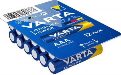 Batéria, AAA mikro, 12 ks, VARTA "Longlife Power"