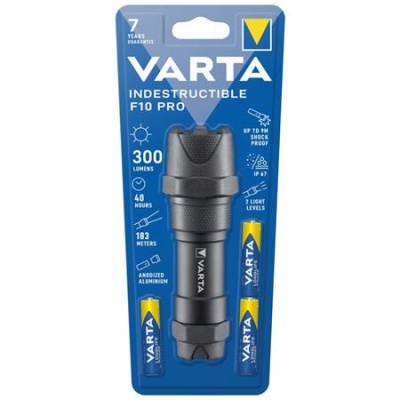 Batéria, LED, nerozbitná, VARTA "Indestructible F10 Pro"