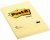 Samolepiaci bloček, 102x152 mm, 100 listov, linajkový, 3M POSTIT, žltý